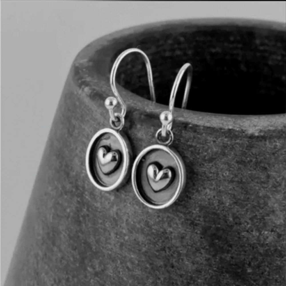 Heart Drop Earrings S1219